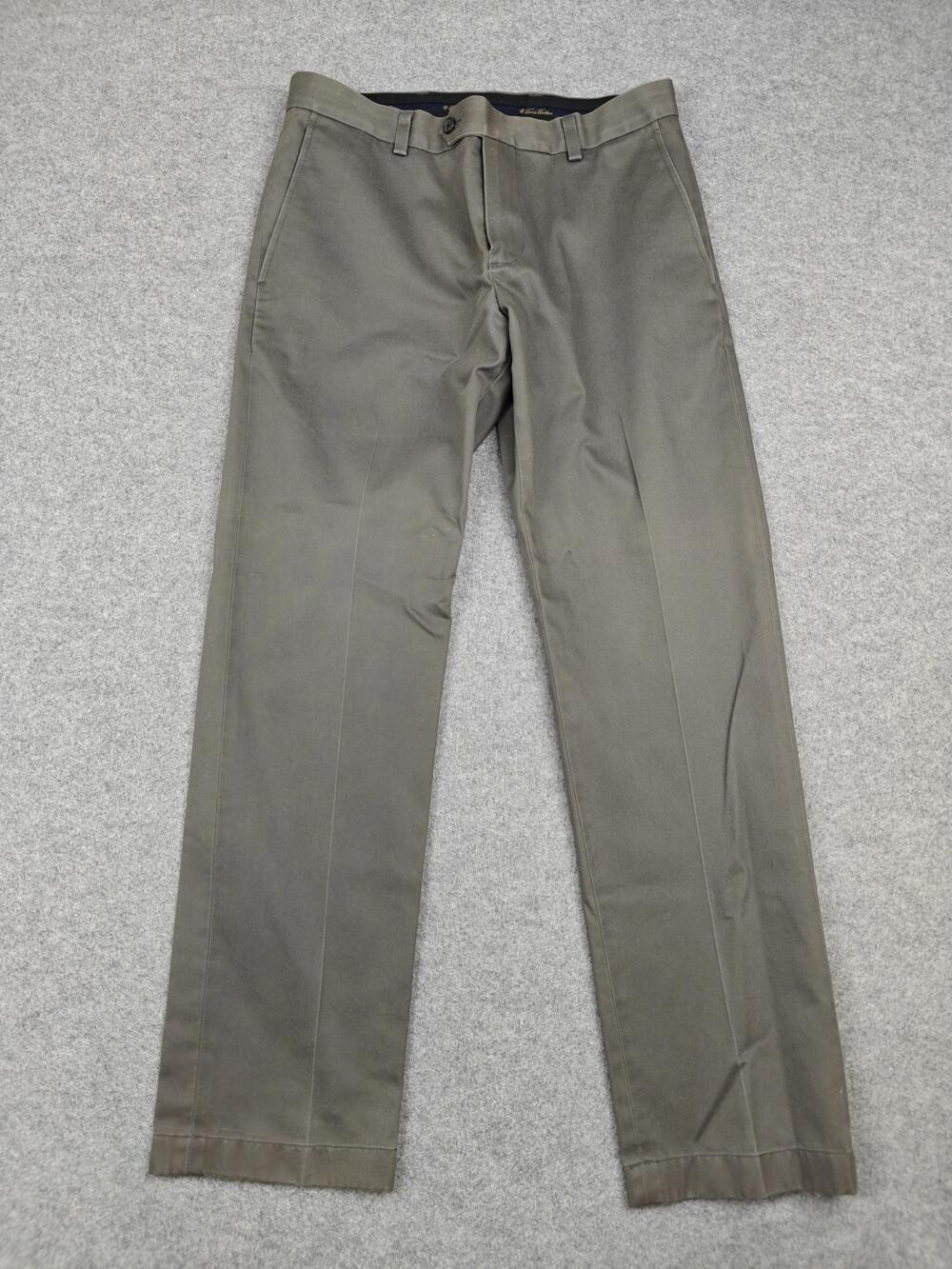 Brooks Brothers Pants Mens 31x30 Green Advantage Chino Milano Slim Cotton